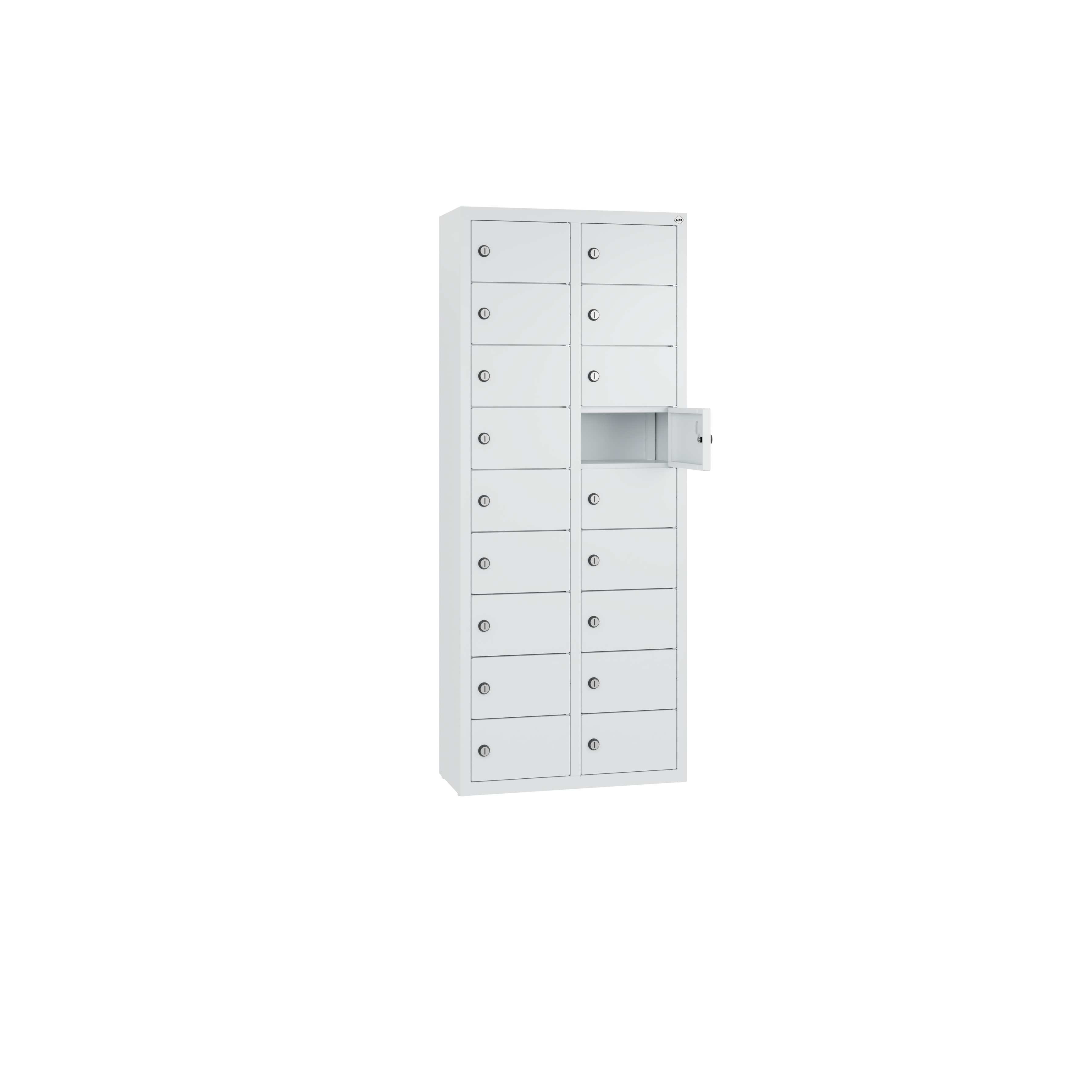 C+P Kleingefachschrank Intro, H1130xB460xT200mm, 7035/7035