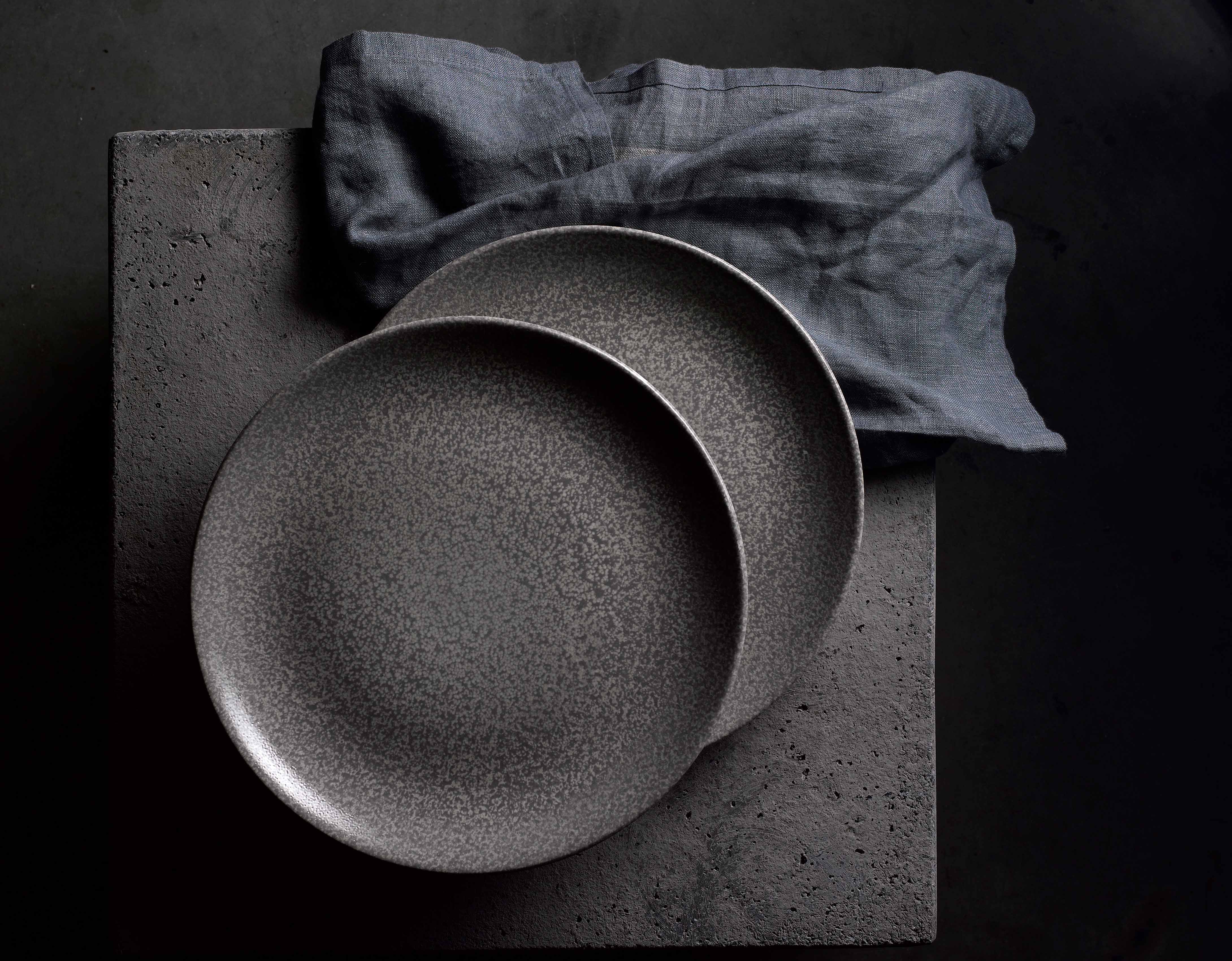 Dudson Evo Origins Grey Chefs Oblong Platte 35.5X18.9Cm Rund Naturgrau 6 Stück