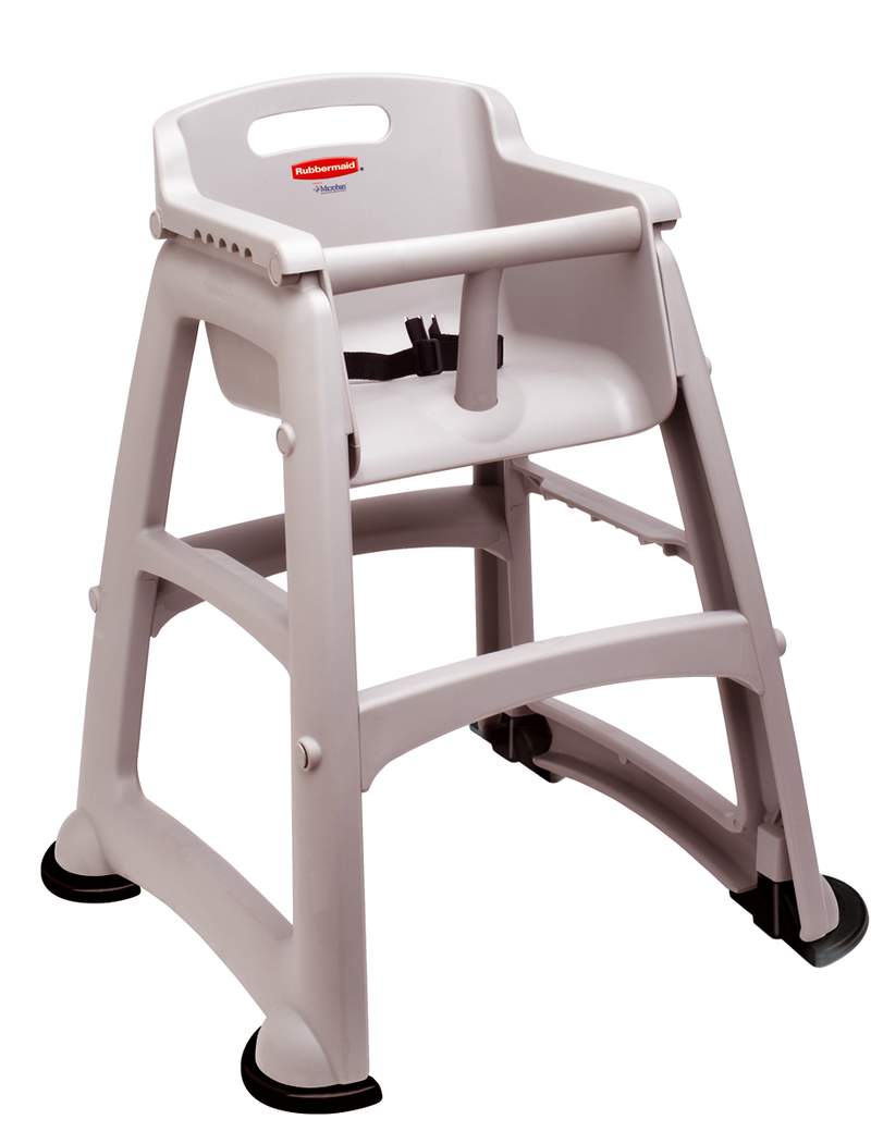 Rubbermaid Sturdy Chair™ Hochstuhl inkl. Stuhlbeine, platinfarben