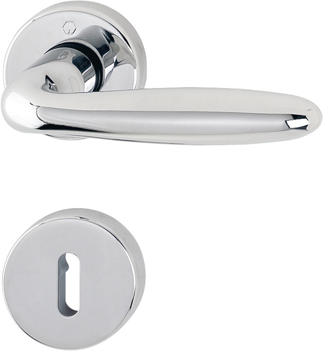 Rosettengrt.Verona M151/42KV/42KVS MS F49-R rd.OB DIN L/R D/D HOPPE