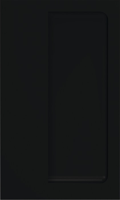 Schiebetürmuschel 539B PA 90 tiefschwarz ma rechteck.TS ab 19mm f.HLT