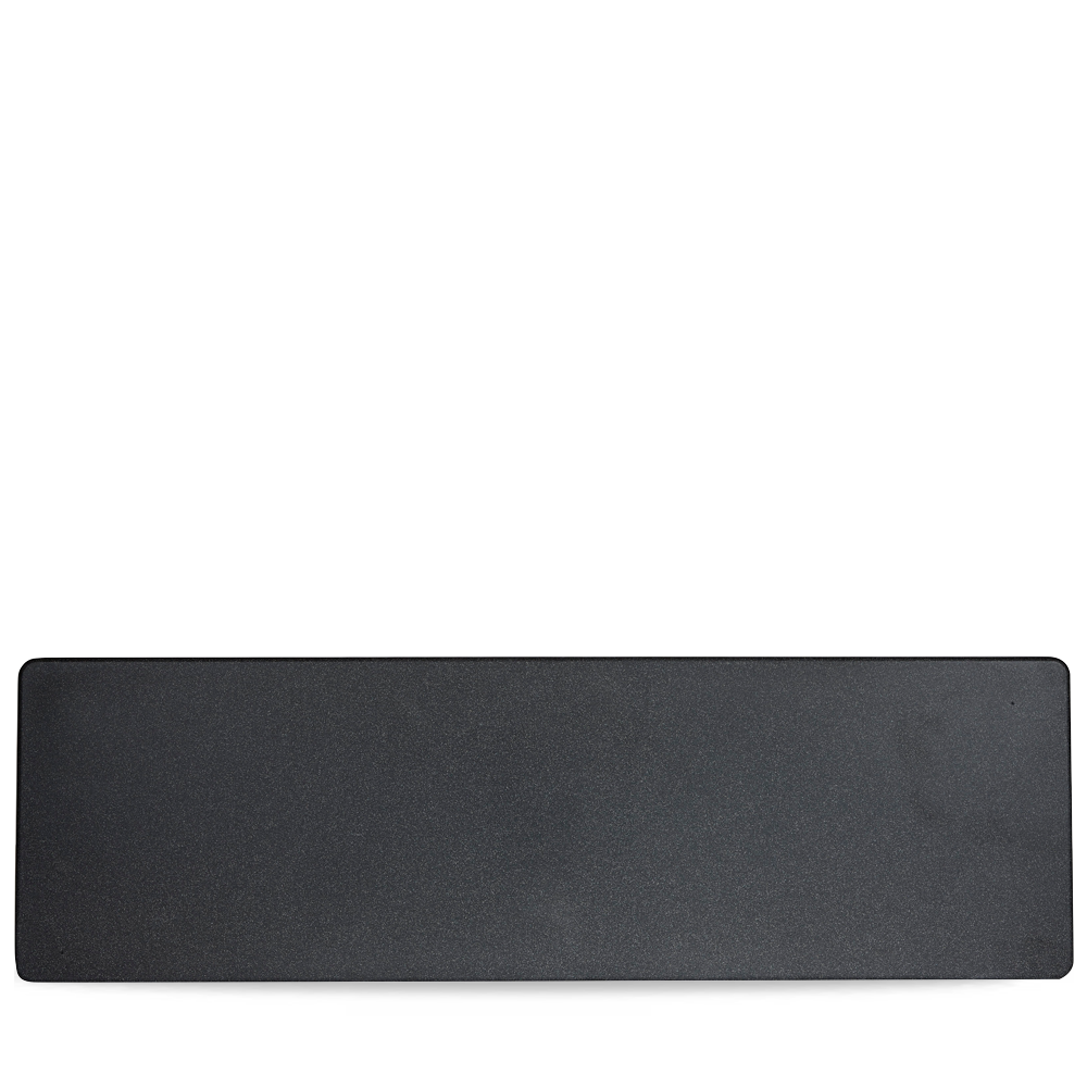 Alchemy Buffet Trays & Covers - Melamin Granite Schwarz GN 2/4 Tablett 53x16.2cm, 4 Stück - Schwarzer Granit - Rechteck
