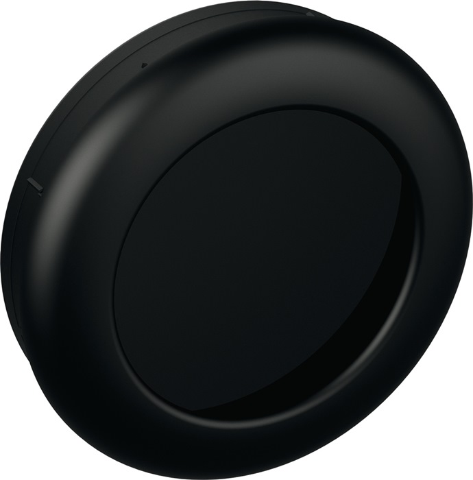 Einlassmuschel 538 MLB PA ma 90 tiefschwarz L.90mm B.90mm HEWI