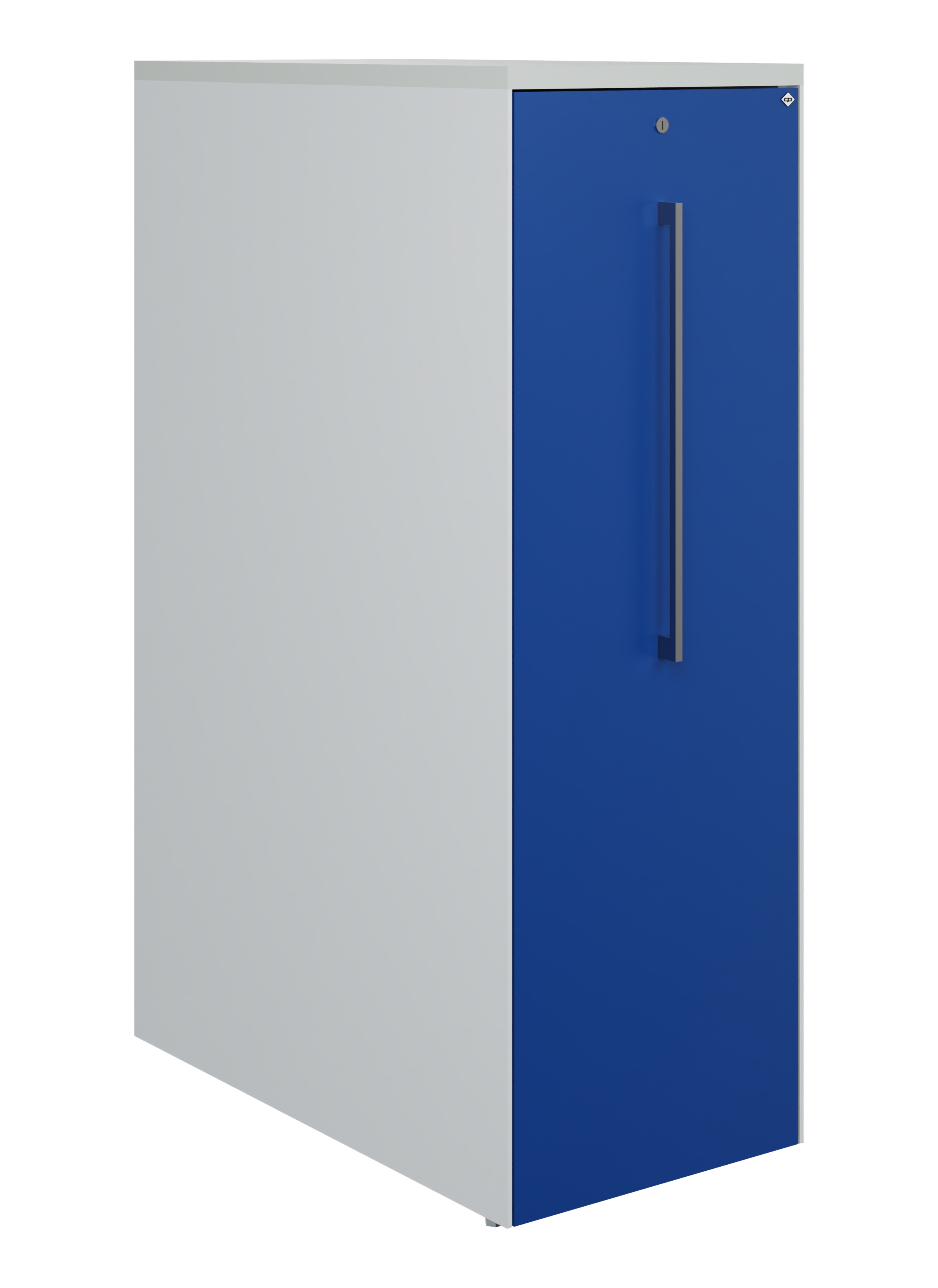 C+P Auszugschrank in Stehhöhe Asisto H1259B430T800 mm, 7035/5010