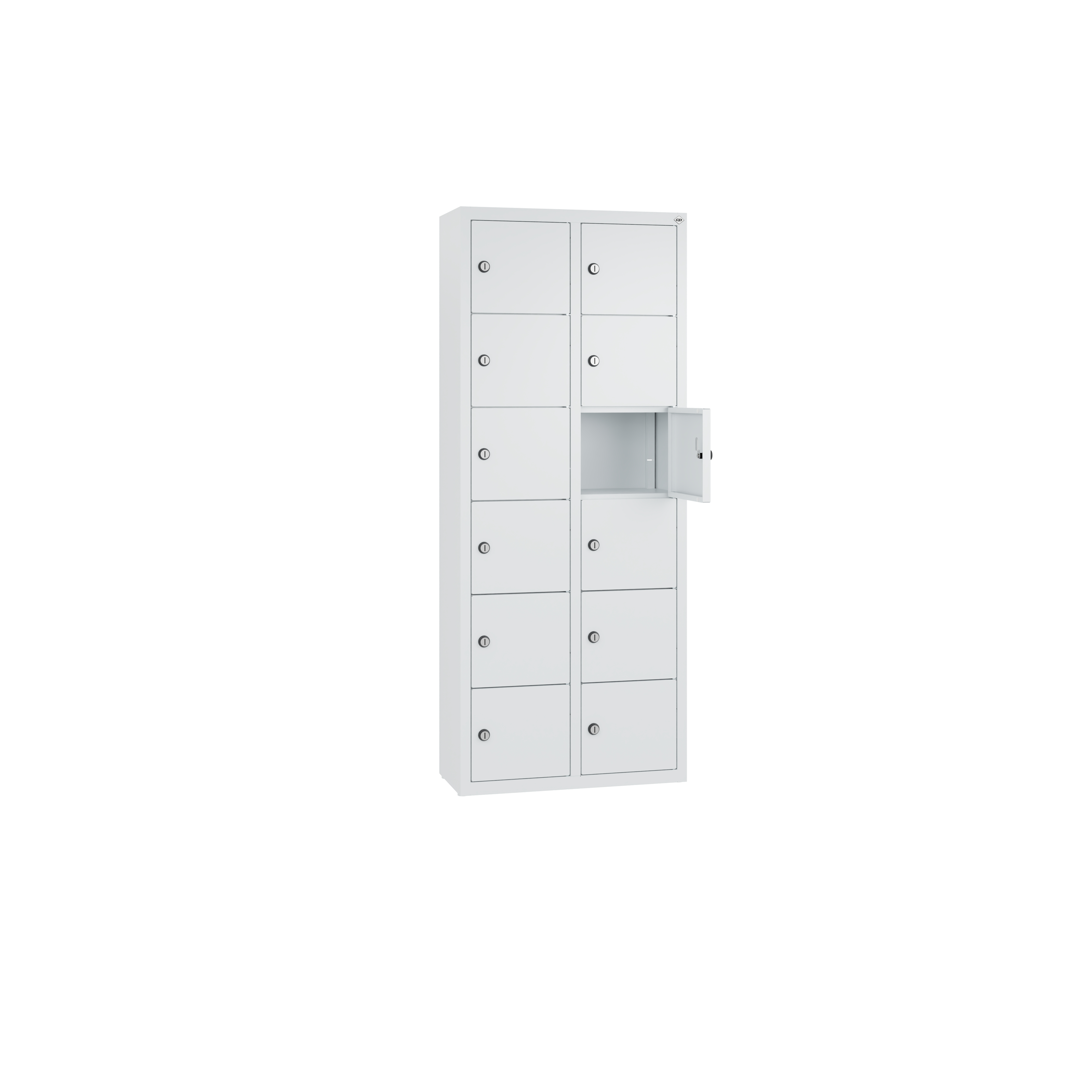 C+P Kleingefachschrank Intro, H1130xB460xT200mm, 7035/7035
