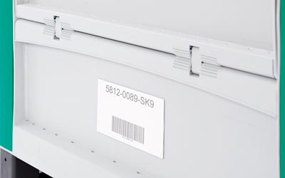 Etikettenhalter für Palettenboxen LxB 210x148 mm, VE 10 Stück