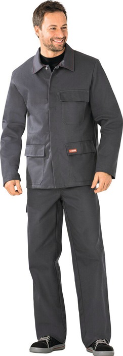 Schweißerschutz-Jacke Nr.1709 Gr.58 grau PLANAM