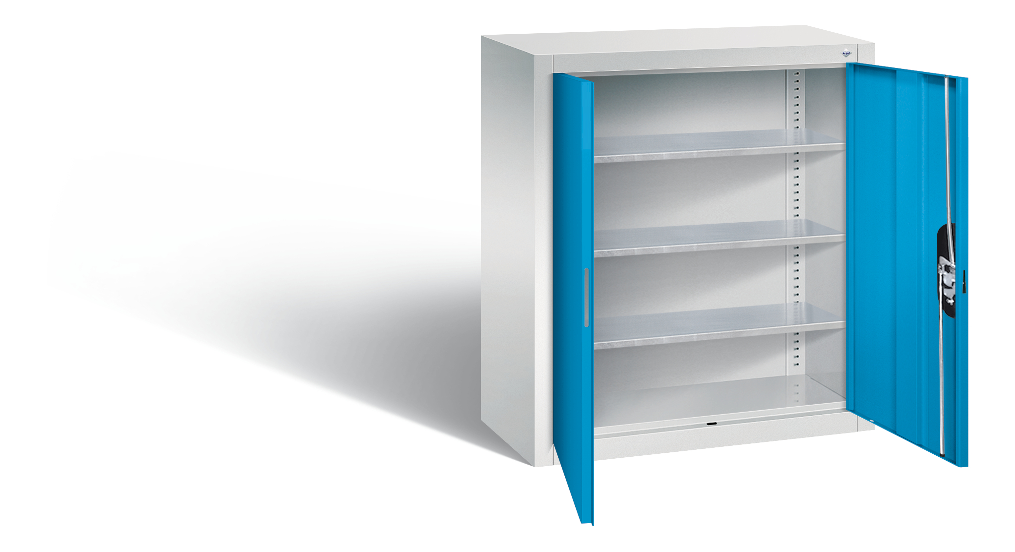 C+P Hängeschrank Serie 13, H830xB700xT300mm, 7035/5012