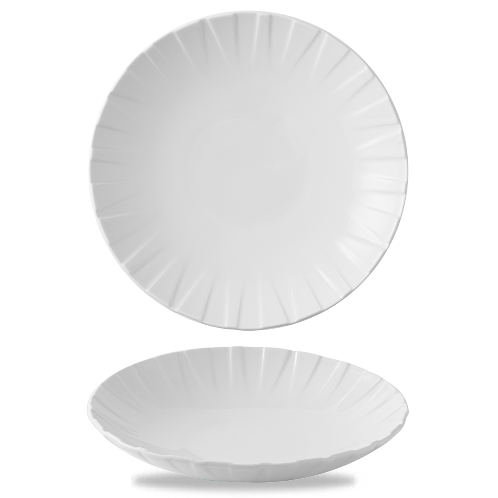Churchill Alchemy Abstract Schale, 17,1 cm, 118 cl, 6 Stück, weiß, rund
