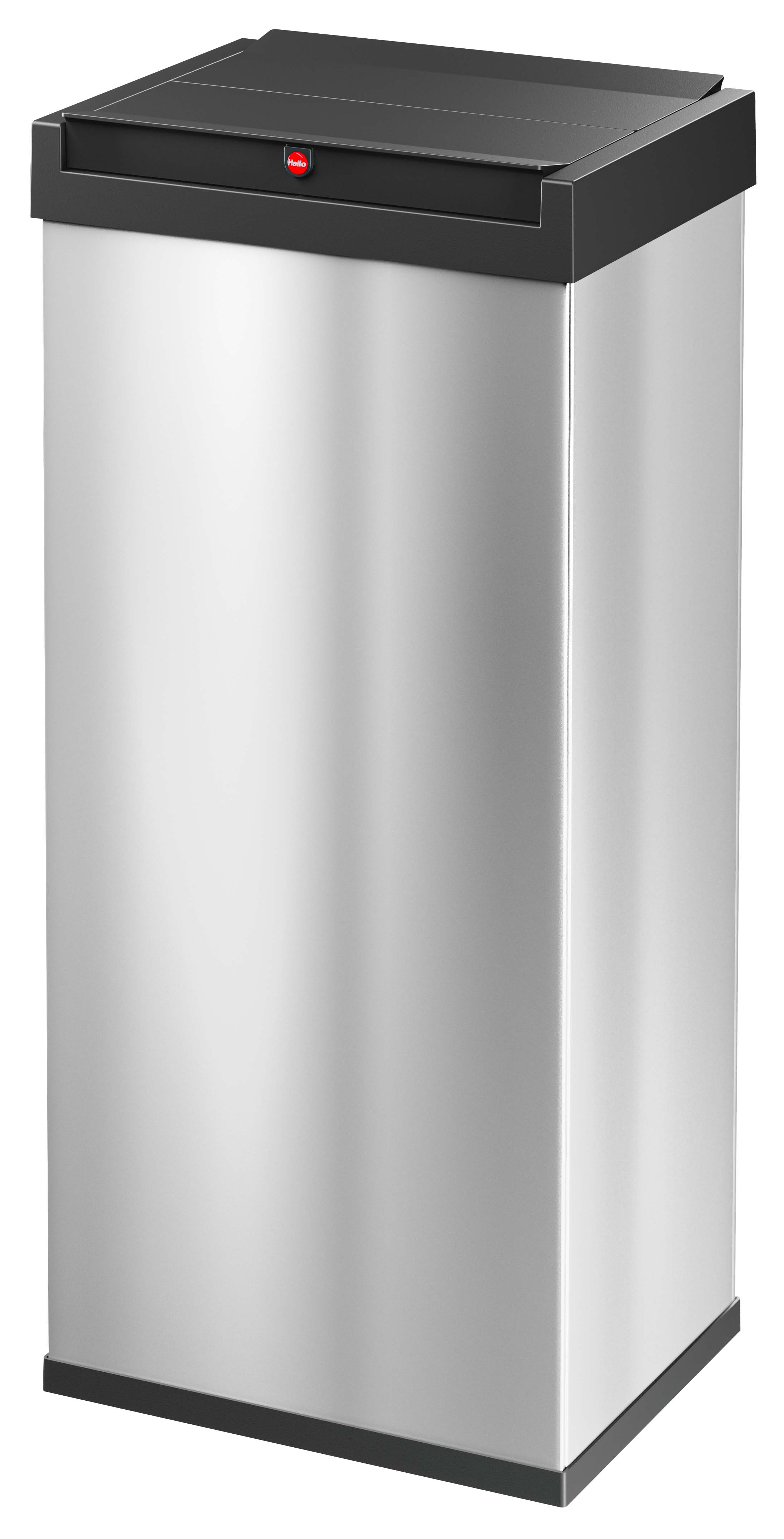 Hailo Big-Box Swing XL, Großraum-Müllbox, 52 ltr, Edelstahl