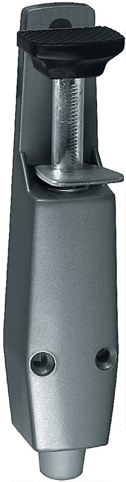 Türfeststeller 90/2 LM silber Hubh.30mm Türmontage FRIDAVO