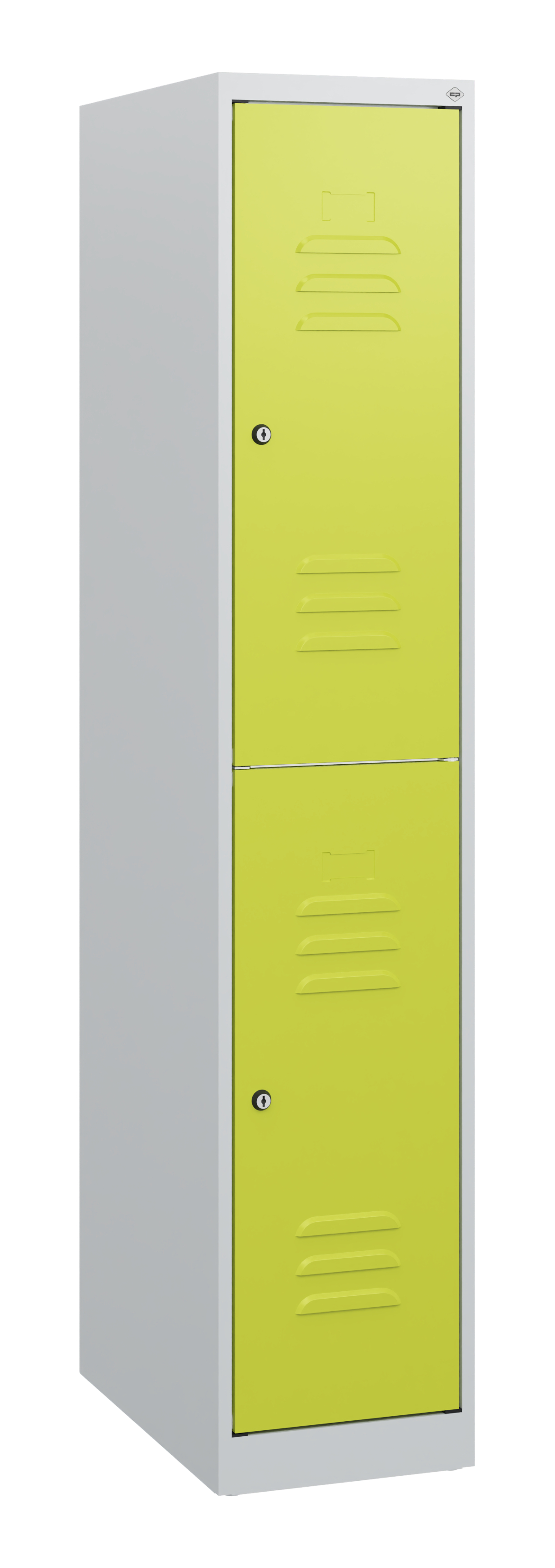 C+P Doppelstock-Spind Classic PLUS, 1 Abteil, 1530x300x500mm, 7035/0024