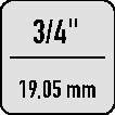 Kernbohrersatz 7tlg.D.12-14-16-18-20-22mm HSS Blank Schnitt-T.30mm Weldon RUKO