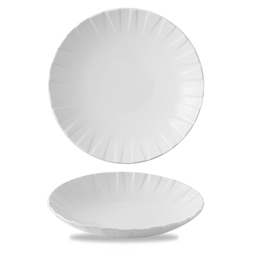 Churchill Alchemy Abstract Schale, 21 cm, 59 cl, 6 Stück, weiß, rund