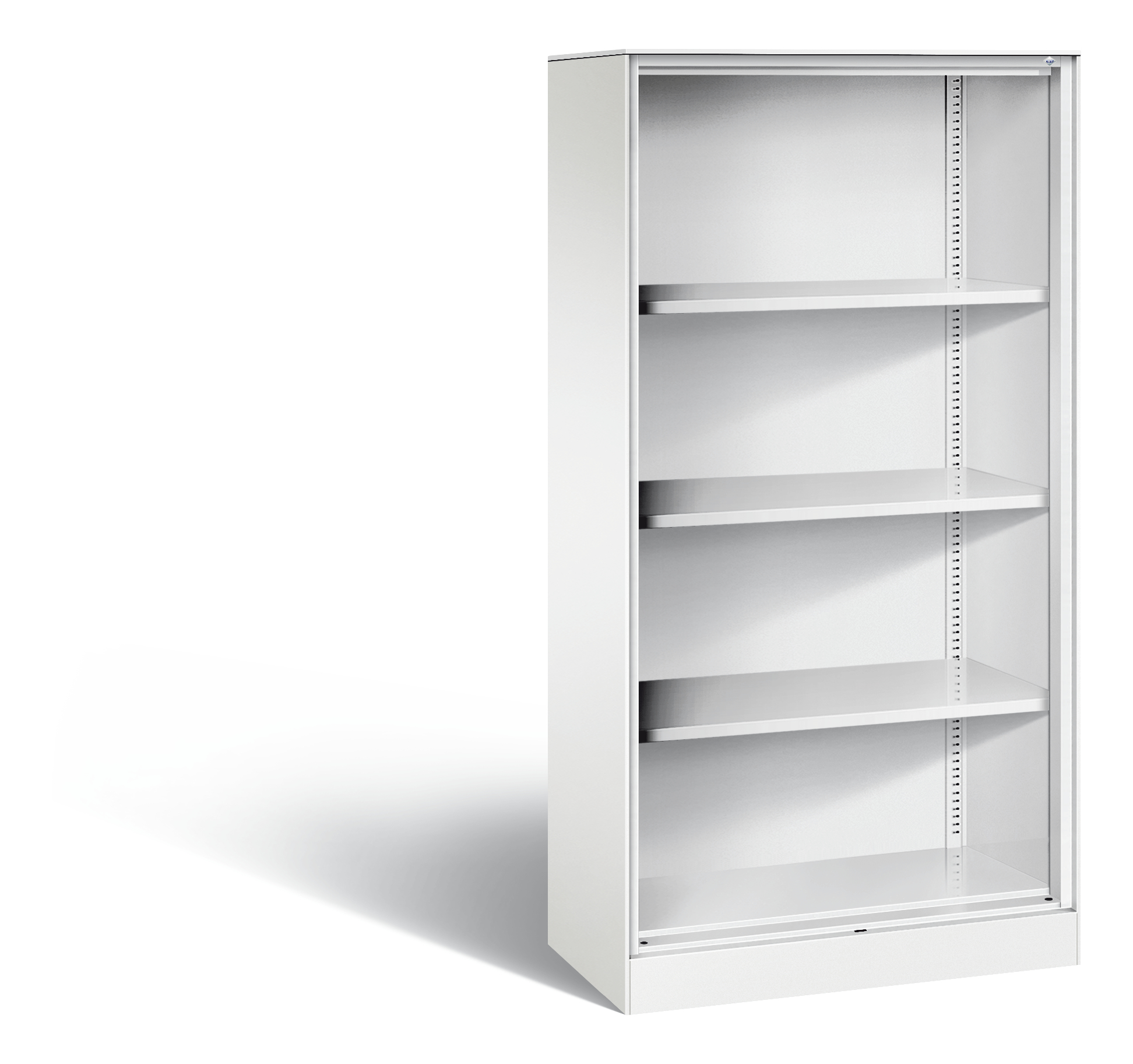 C+P Büroregal  Asisto, H1635xB800xT435mm, 9016