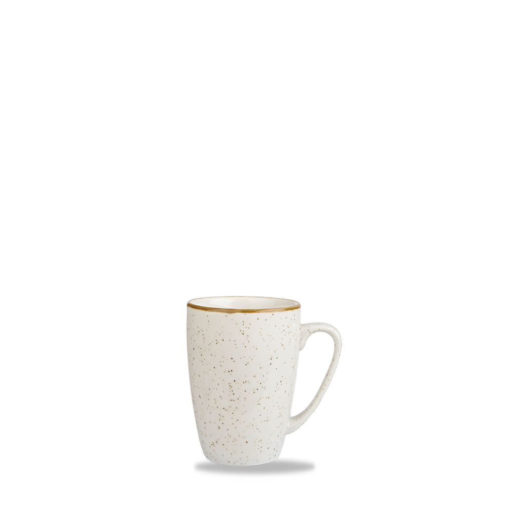 Churchill Super Vitrified Stonecast Barley White Becher 34,08Cl, 12 Stück, Rund