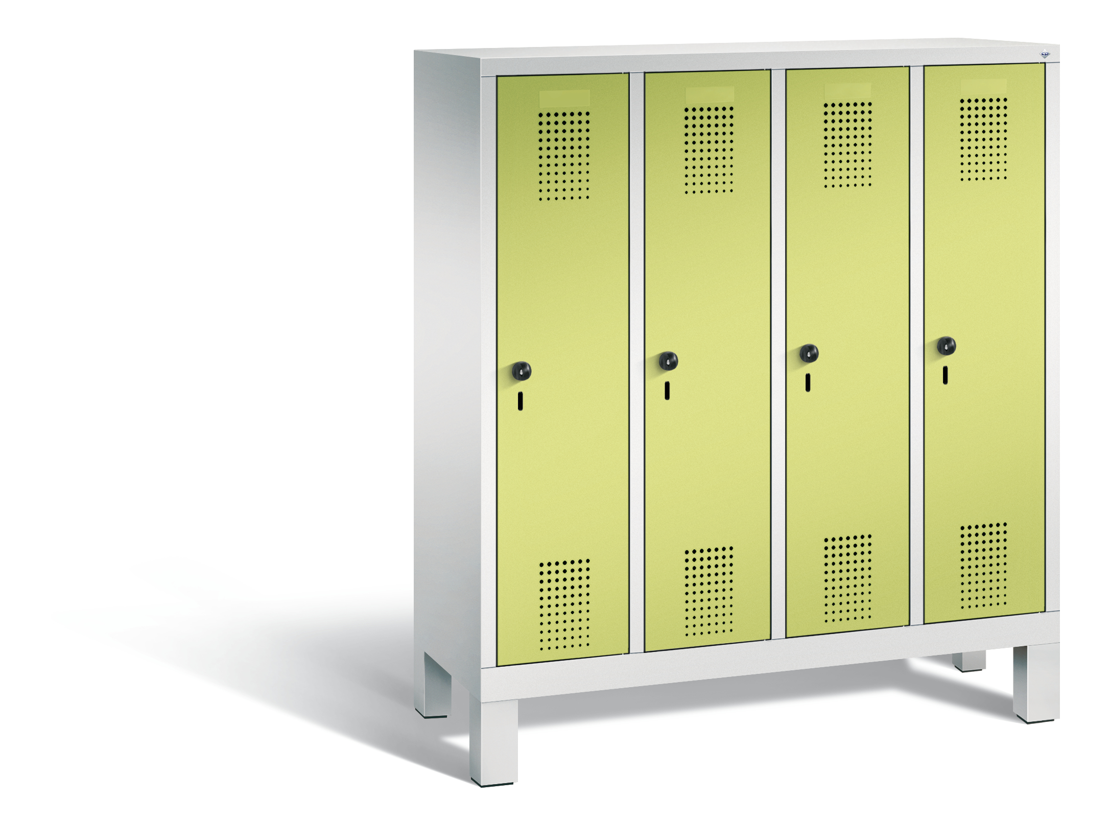 C+P Kindergarten-Spind Evolo, H1350xB1190xT300mm, 7035/0024