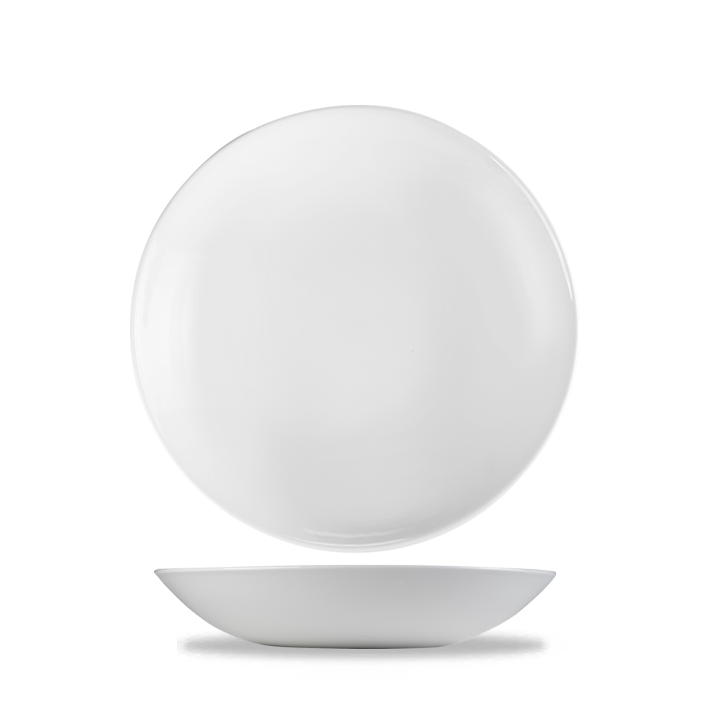 Churchill Evolve Teller Tief Coup 18,2cm, 12 Stück, Weiß, Rund