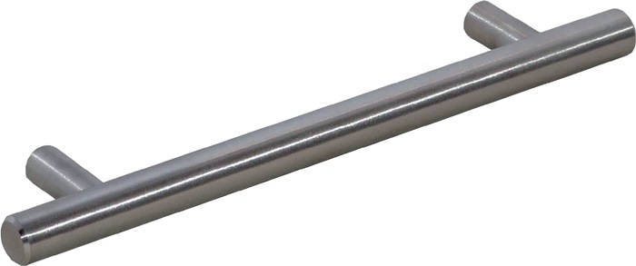 Möbelgriff VA ma 192mm D.12mm verp.im Polybeutel m.Schrauben BMB