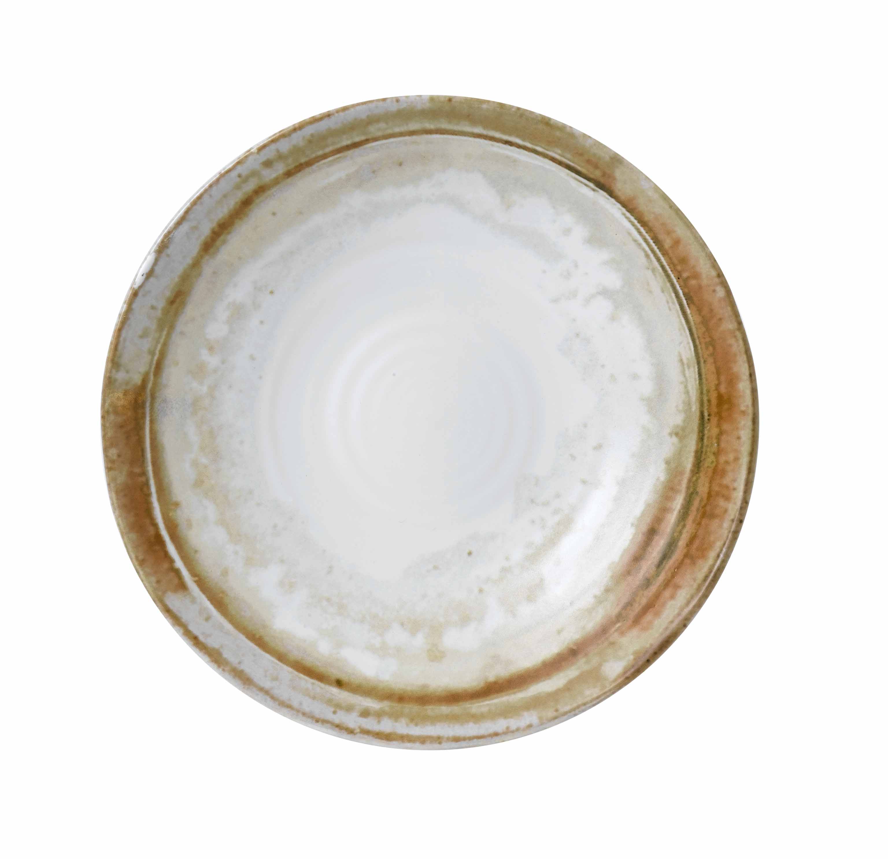 Dudson Finca Flache Teller, organische Form, 23 cm, Sandstein, 12 Stück