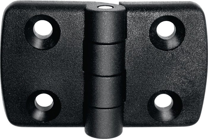 Scharnier H.48mm B.58mm S.8,3mm PA schwarz VORMANN