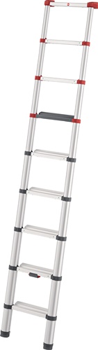 HAILO Teleskop-Anlegeleiter Aluminium 9 Stufen