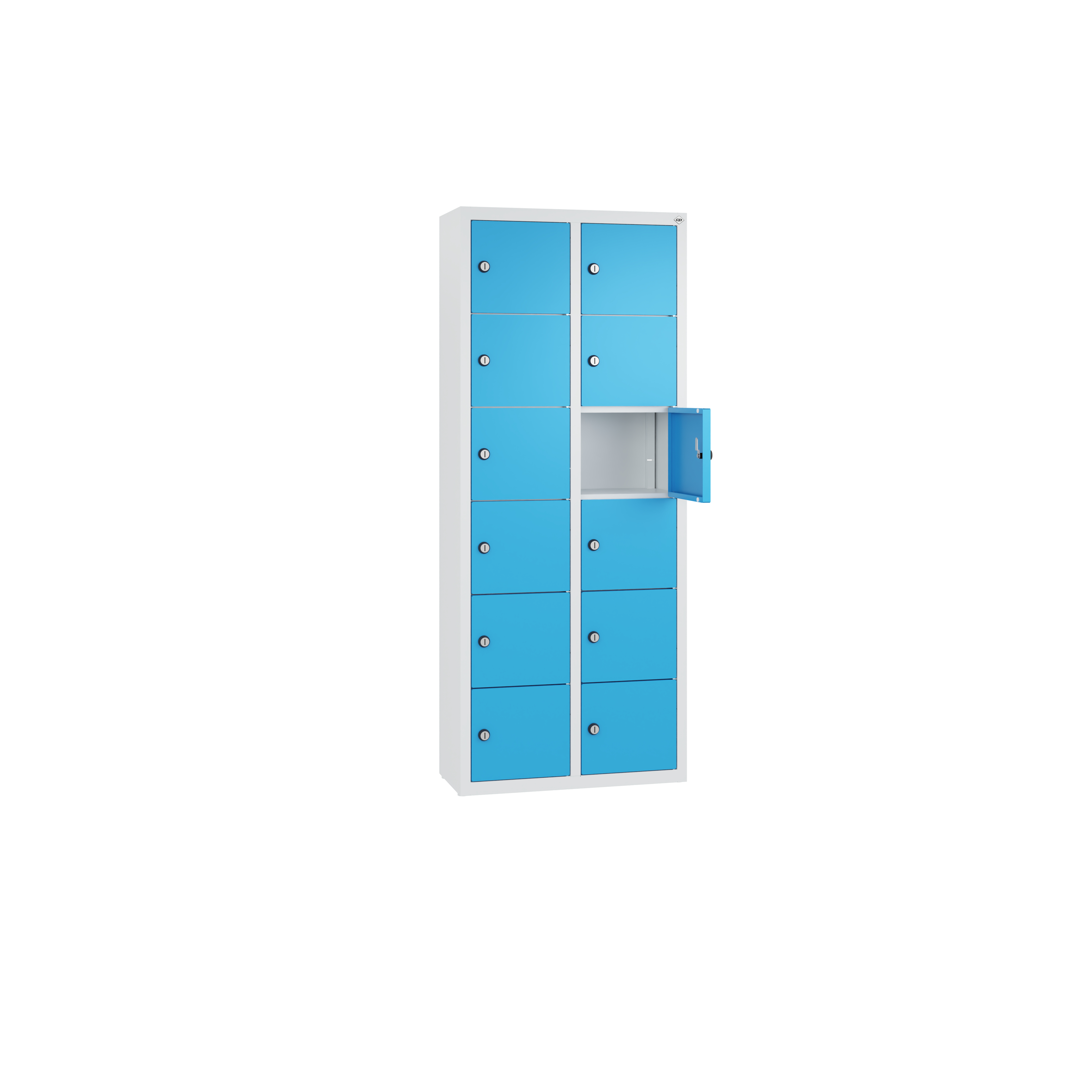 C+P Kleingefachschrank Intro, H1130xB460xT200mm, 7035/5012
