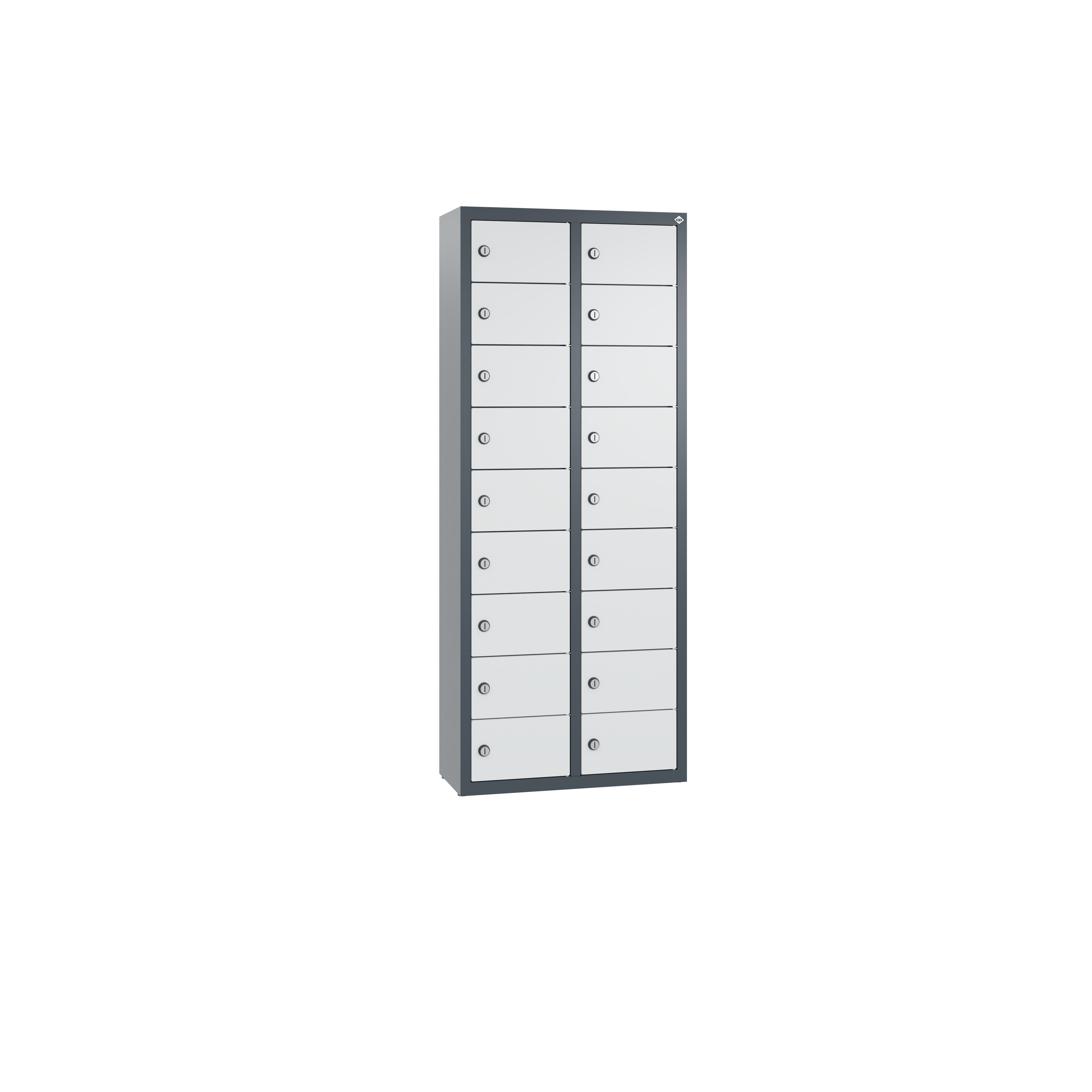 C+P Kleingefachschrank Intro, H1130xB460xT200mm, 7016/7035