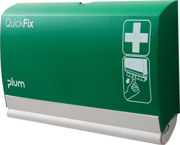 Pflasterspender Quick Fix® B232,5xH133,5xT33,0ca.mm grün PLUM