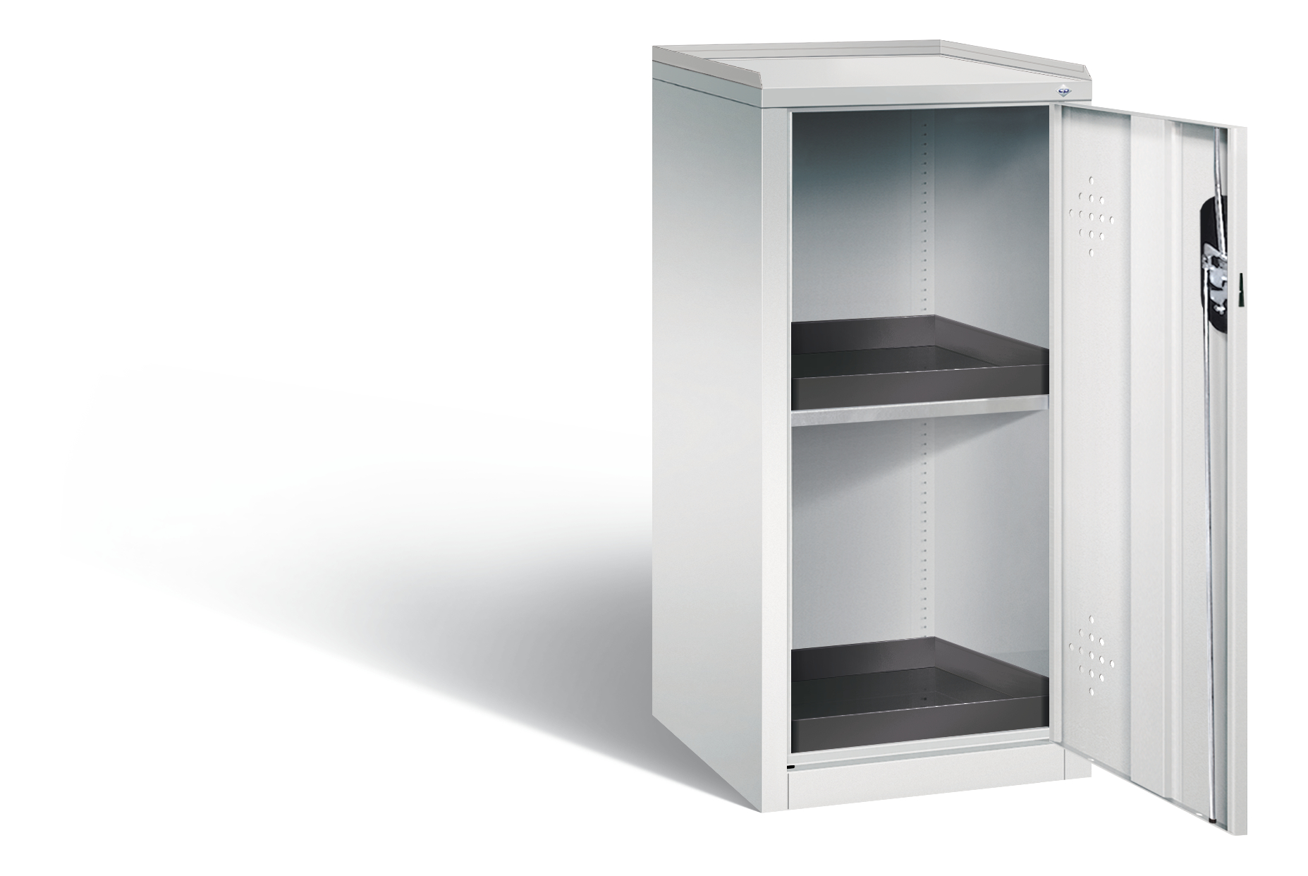 C+P Umweltschrank Acurado, H1000xB502xT500mm, 7035/7035