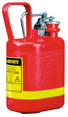 Sicherheitsbehälter aus Polyethylen, BxTxH 117x194x324 mm, Vol. 4 Liter, Farbe rot