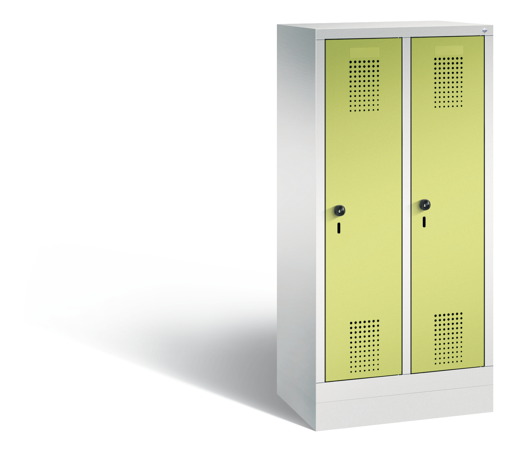 C+P Kindergarten-Spind Evolo, H1300xB610xT300mm, 7035/0024