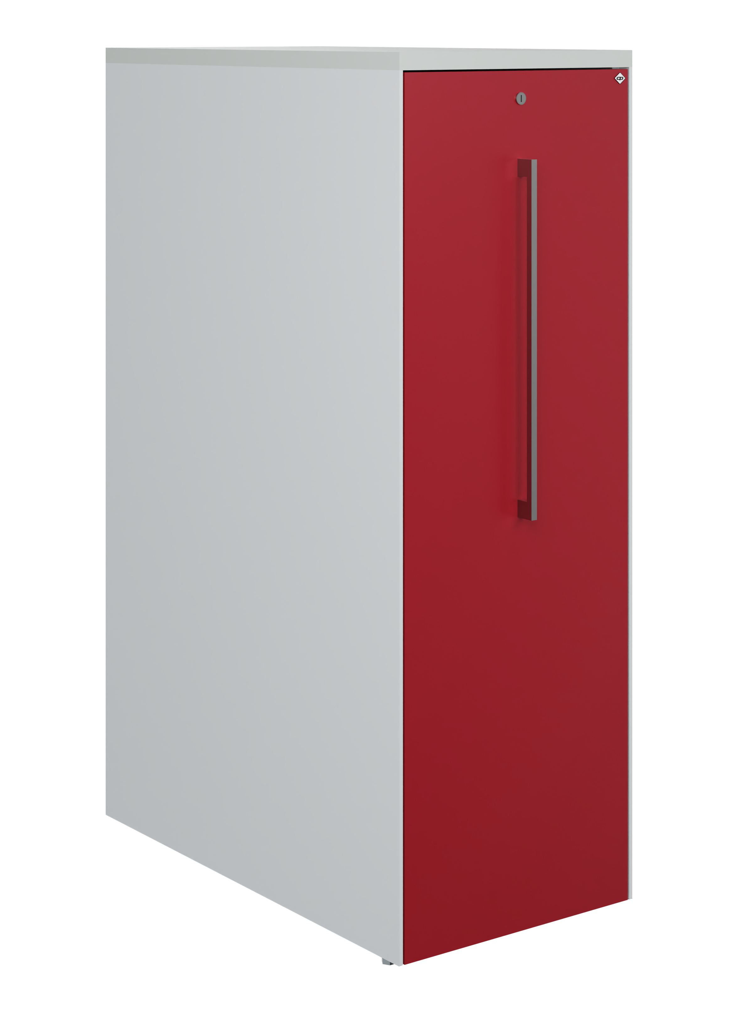 C+P Auszugschrank in Stehhöhe Asisto H1259B430T800 mm, 7035/3003