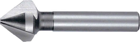 Kegelsenker 75Grad D.12,4mm HSS Z.3 Schaft-D.8mm RUKO