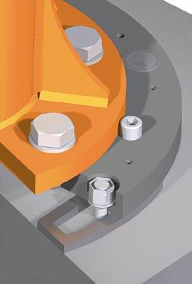VerbundAnker-System für Säulenschwenkkran Schwenkbereich 360 Grad, Traglast 1000 kg, Ausladung 3000 mm
