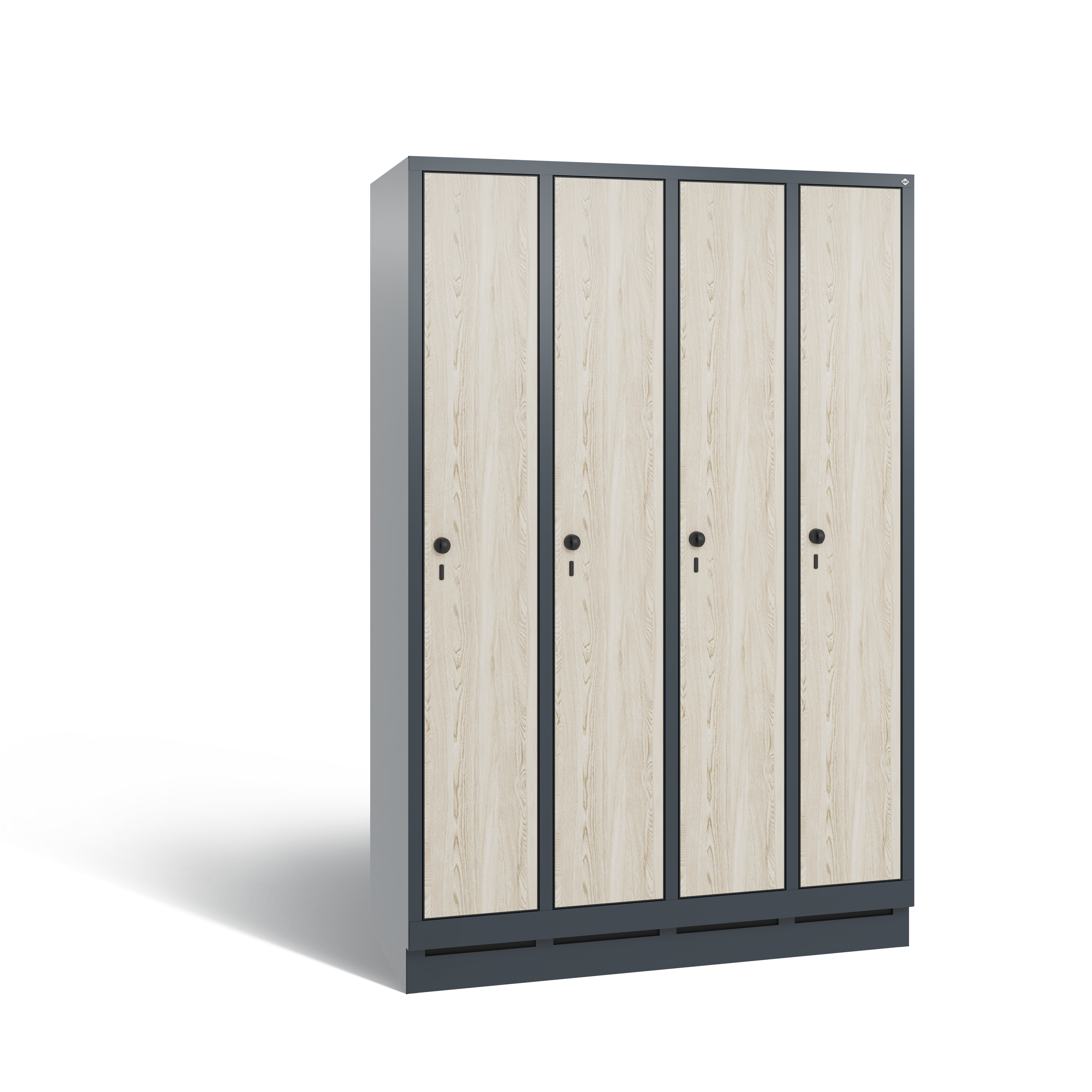 C+P Garderobenschrank Evolo, H1800xB1190xT500mm, 7016/VK031