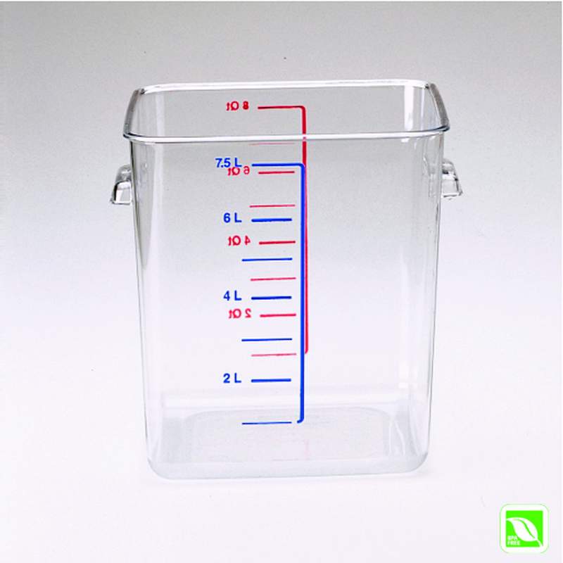 Rubbermaid 8-eckiger Vorratsbehälter, 3,8 l, durchsichtig