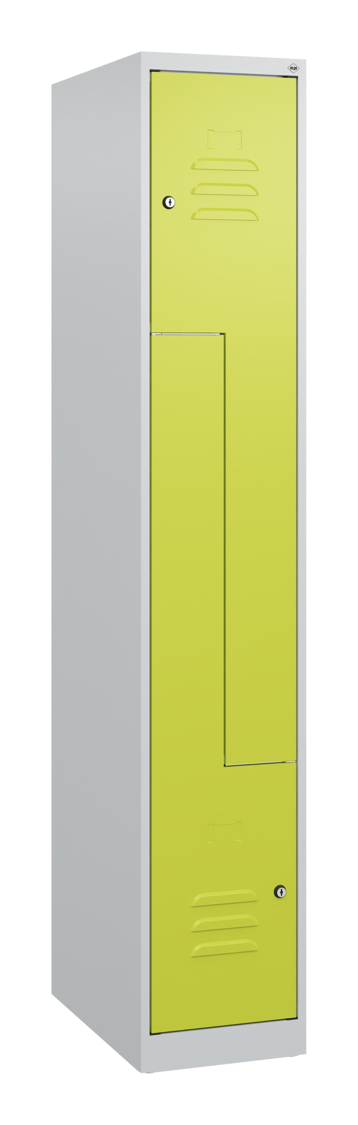 C+P Z-Spind Classic PLUS, 2 Abteile, 1700x300x500mm, 7035/0024
