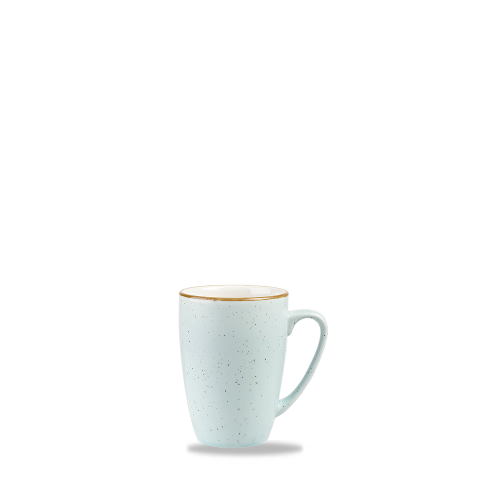 Churchill Super Vitrified Stonecast Duck Egg Becher 34,08Cl, 12 Stück, Entenei Blau, Rund