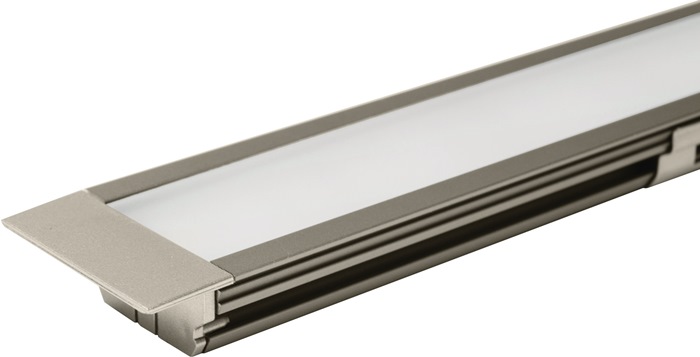 L&S Leuchtenprofil Set Set Venice Mini Nutmaß 23x11 mm Einbau