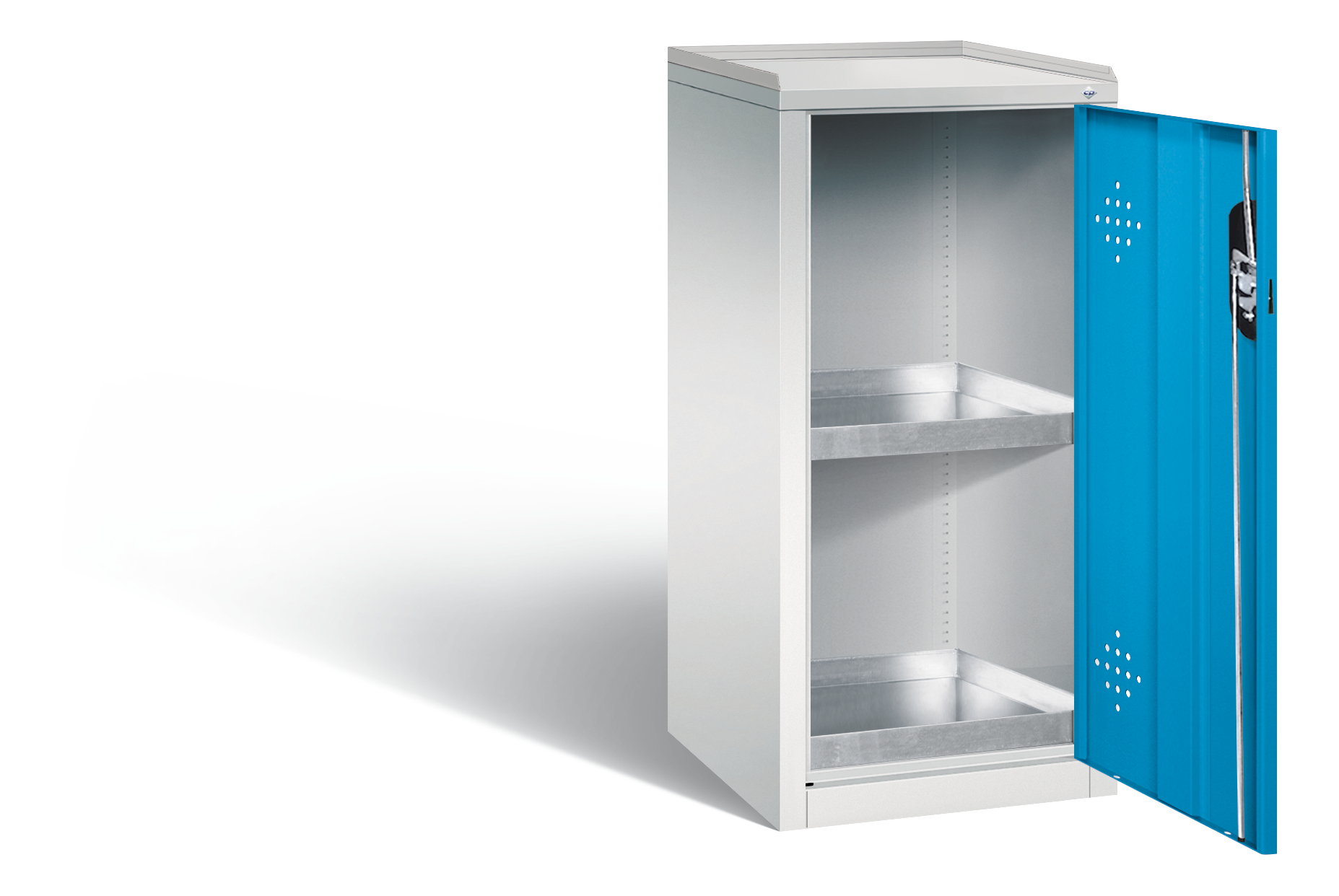 C+P Umweltschrank Acurado, H1000xB502xT500mm, 7035/5012