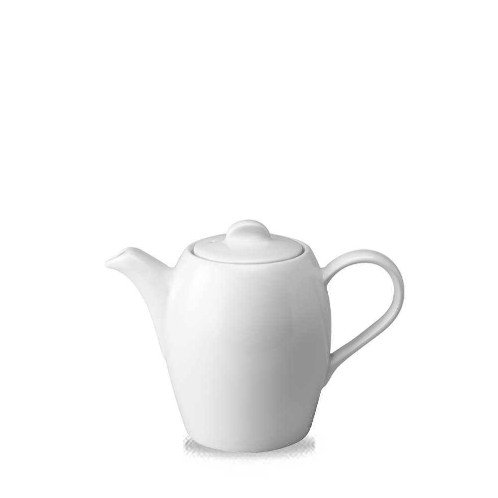 Churchill Super Vitrified Kaffee/Teekanne, 34Cl, 4 Stück, Weiß, Rund