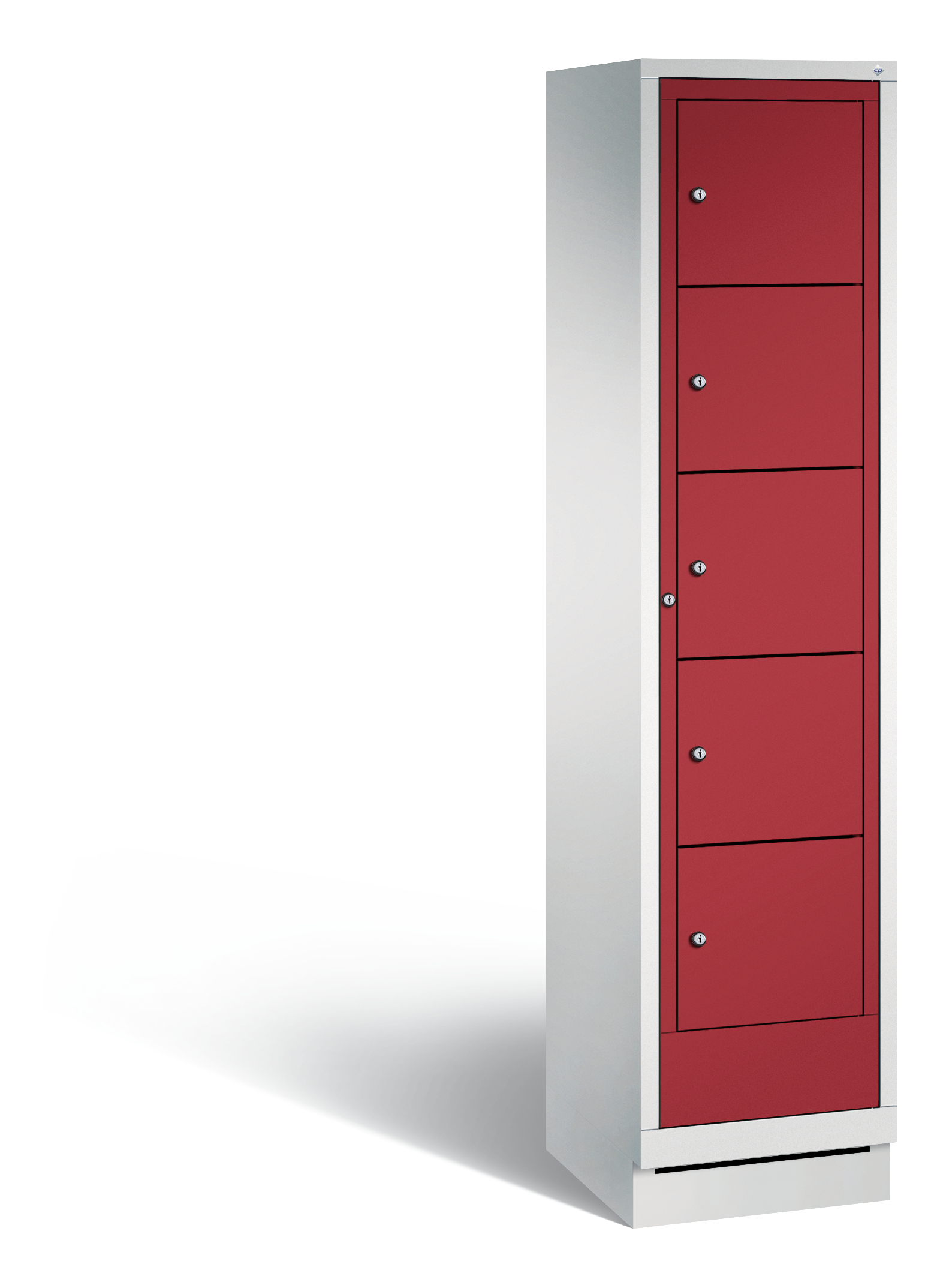 C+P Wäsche-Ausgabeschrank Evolo, H1800xB420xT500mm, 7035/3003